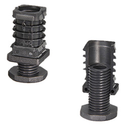 NDA.Q - End-caps for square tubes -with adjustable height levelling element technopolymer 430401