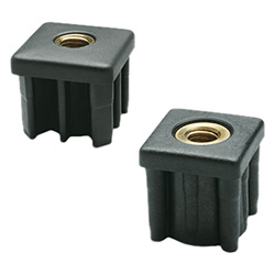 NDX.Q - Square end-caps for tubes -Technopolymer 320094
