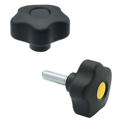 VCT.SOFT - Lobe knobs -Soft-touch technopolymer