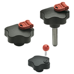 VLS. - Safety lobe knobs -Technopolymer