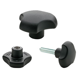 VTT - Knobs with solid section -Technopolymer easy cleaning 167263