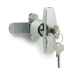 CSM. - Lever latches with T-handle - Operation with key  steel