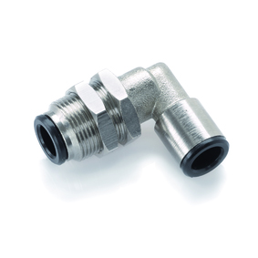 IPSO - Push-In Fittings, Bulkhead Union Elbow