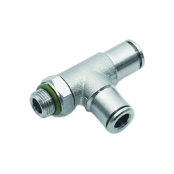 IPSO-FKM-Push-In Fittings, Rotary Parallel Male L-Adaptor