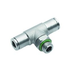 IPSO-FKM-Push-In Fittings, Rotary Tee Parallel Adaptor