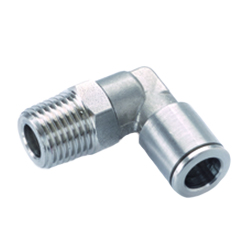 STX Series Stainless Steel Push-In Fittings - Swivel Elbow Adaptor Type