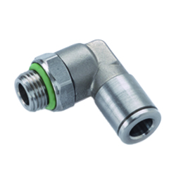 STX Series Stainless Steel Push-In Fittings - Swivel Elbow Parallel Adaptor Type