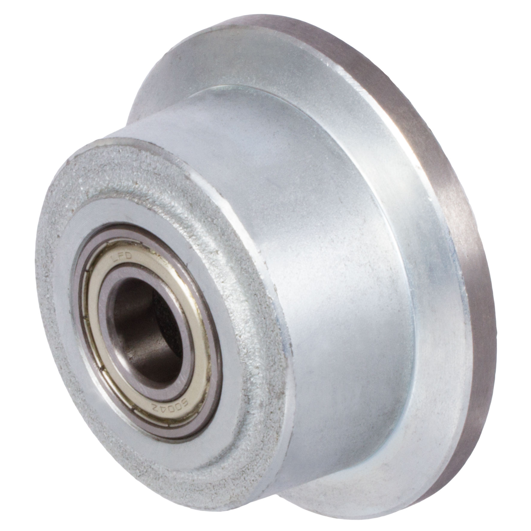 Idlers 712 AV Made from Cast Iron with One-Sided Flange, Version with Ball Bearing