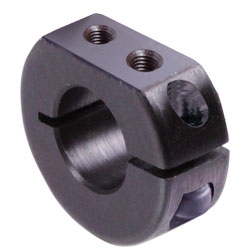 Shaft Collars, Clamp Collars, Single-Split - Type GR, Steel, Black Oxide Finish