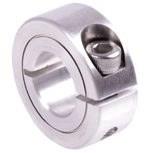 Shaft Collars, Clamp Collars Single-Split, Inch Size Bore, Aluminium