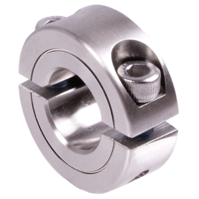 Shaft Collars, Clamp Collars Double-Split, Inch Size Bore, Stainless Steel