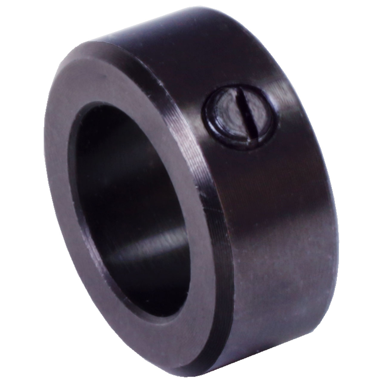 Adjusting Rings DIN 705 A, with Slotted Set Screw, Steel, Black Oxide Finish