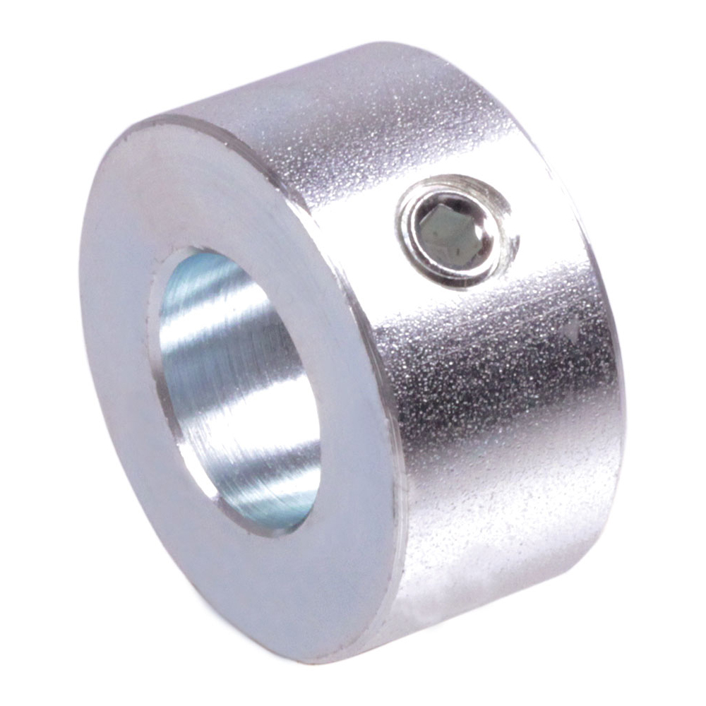 Adjusting Rings (Shaft Collars with Set Screw) According to the Old Standard DIN 703, Steel, Zinc-plated