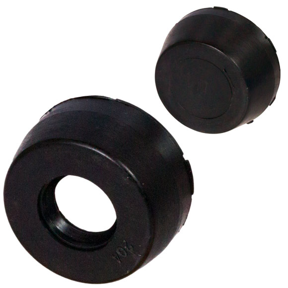 Protection Caps for Thermoplastic Pillow Bearings TUCP, TUCF and TUCFL, Black