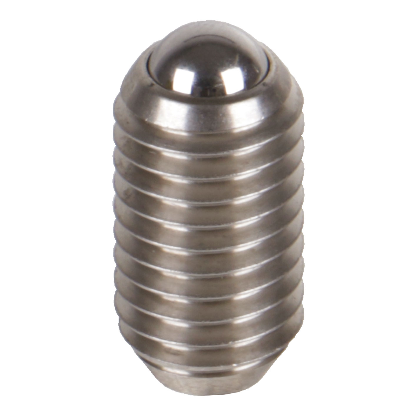 Spring Plungers with Moving Ball and Internal Hexagon, Stainless steel