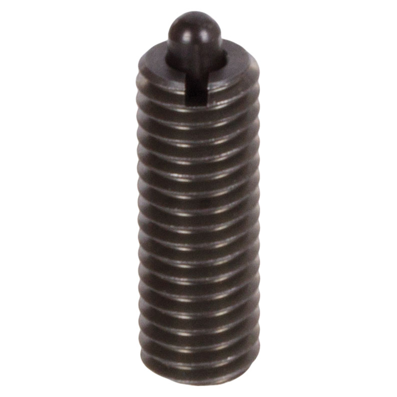 Spring Plungers with Bolt from Steel, with Internal Hexagon, Steel, Black Oxided