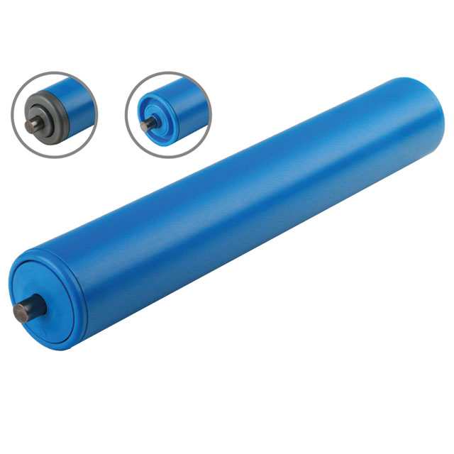 Plastic Cylinder Conveyor Rollers, Blue, with Spring Axle 65651405