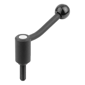 Tension levers with external thread, 20 degrees (06380)