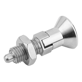 Indexing plungers stainless steel Form D (03089)