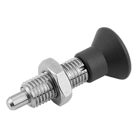 Indexing plungers without collar with extended pin Form H (03093)