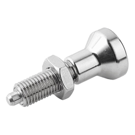 Indexing plungers stainless steel without collar Form H (03093)