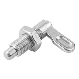 Indexing plungers with grip stainless steel Form B (03099)