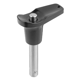 Ball lock pins with L-grip with high shear strength (03422)