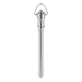 Ball lock pins stainless steel, with head-end lock, Form B (03415)