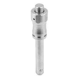 Ball lock pins stainless steel, Form A (03415)