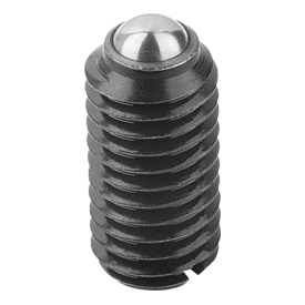 Spring plungers with slot and ball, strong spring force (03000)