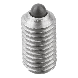 Spring plungers with slot and thrust pin, reinforced spring force (03025)