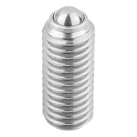 Spring plungers with hexagon socket and ball, standard spring force (03035)