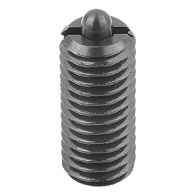 Spring plungers with hexagon socket and thrust pin, standard spring force (03040)