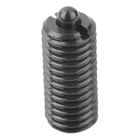 Spring plungers with hexagon socket and thrust pin, light spring force (03040)