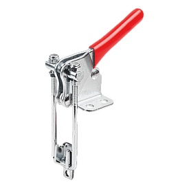 Toggle clamps latch vertical with catch plate (05830)