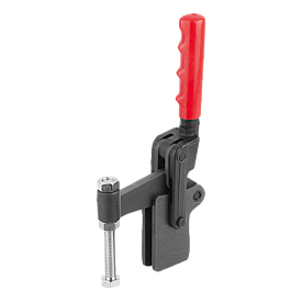 Toggle clamps vertical heavy-duty with fixed clamping spindle (05755)