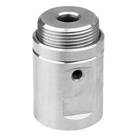 Locating adapters cylindrical stainless steel, pneumatic (03161)