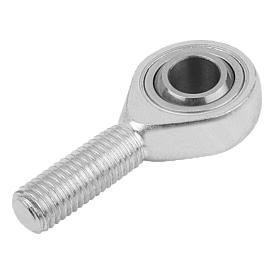 Rod ends with plain bearing external thread, DIN ISO 12240-4 (27627)