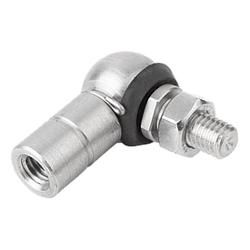 Angle joints stainless steel like DIN 71802 Form CS with sealing cap (27650)