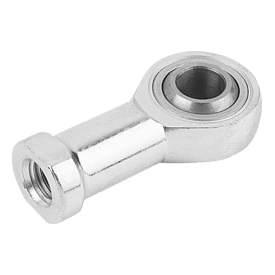 Rod ends with plain bearing internal thread, DIN ISO 12240-4 (27628)