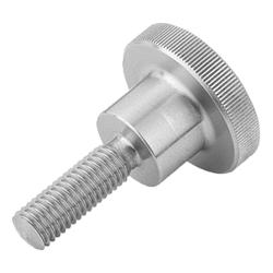 Knurled screws high form steel and stainless steel DIN 464 (06090)