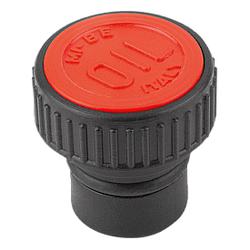 Press-in plugs, Form C, with vent and air filter (28022)