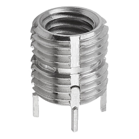 Threaded inserts with internal thread self-locking (07663)