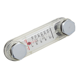 Oil level gauges, Form B, with thermometer, Thermoplastic (28000)