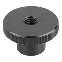 Knurled nuts high form steel and stainless steel DIN 466 (06110)