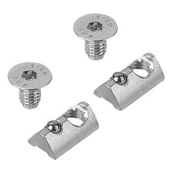 Fastening sets for straps and angles (10244)