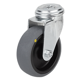 Swivel castors, electrically conductive (95010)