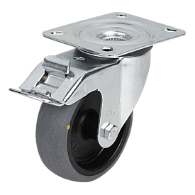 Swivel Castors with stop fix, electrically conductive (95016)