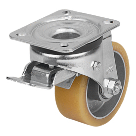 Swivel Castors with "stop-top" (95028)