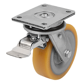 Swivel Castors with "stop-top" (95032)